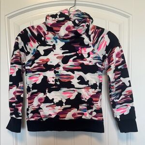 Under Armour Multicolor Camo Girls Hoodie Size Youth Small